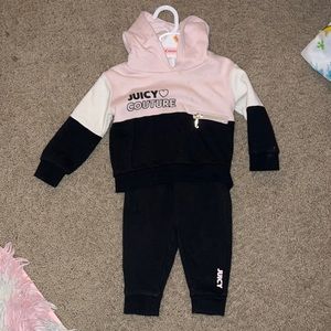 Toddler girls Juicy Couture sweatsuit